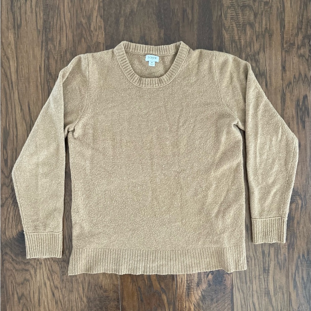 J. Crew Mustard Crewneck Sweater
